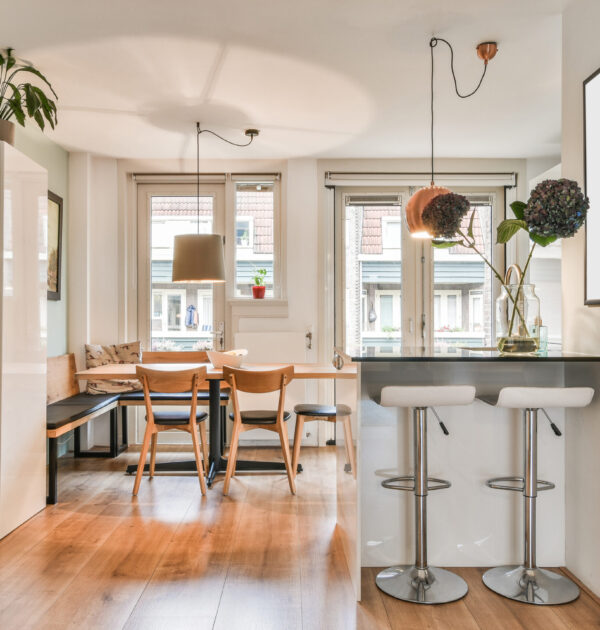 The cozy living room of a modern apartment